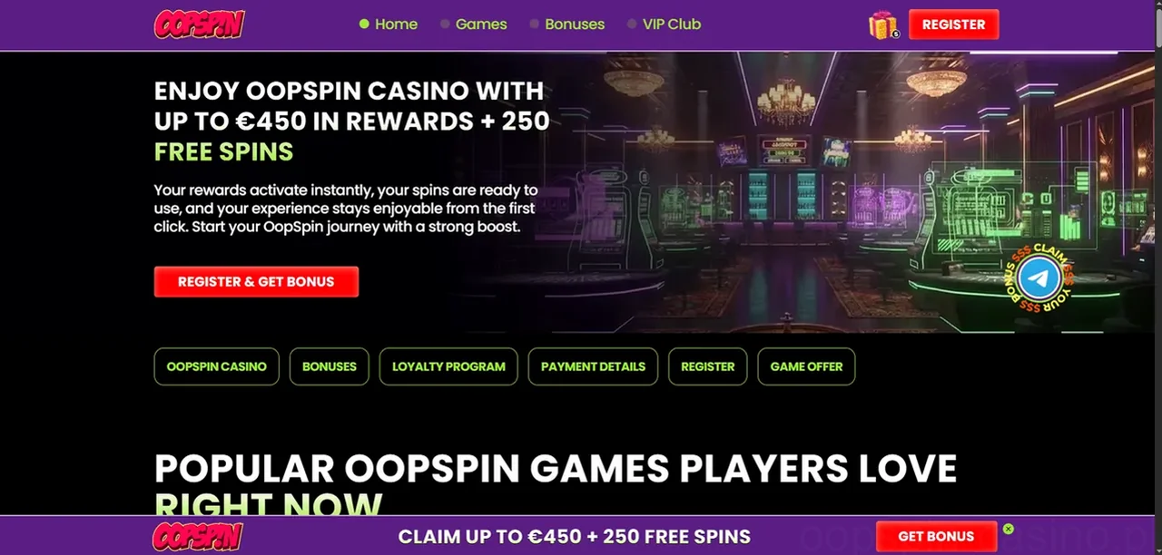 Oopspin Casino Casino